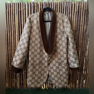 GUCCI GG print blazer